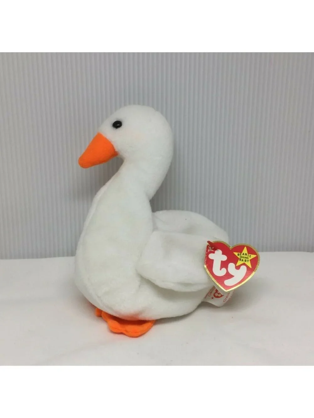 Ty Beanie Baby Gracie Swan Bird Plush Stuffed Animal Retired W Tag June 17 1996